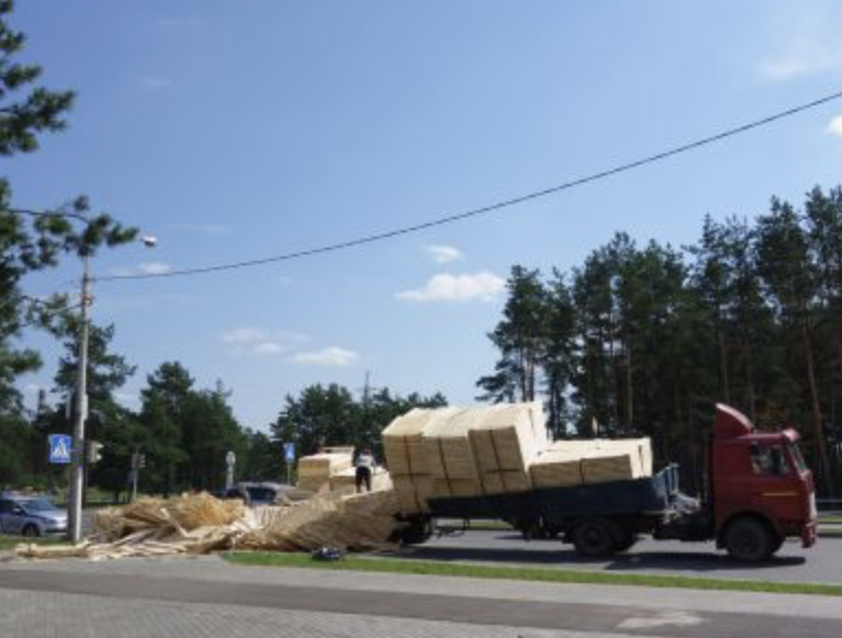 Truck Cargo Accident